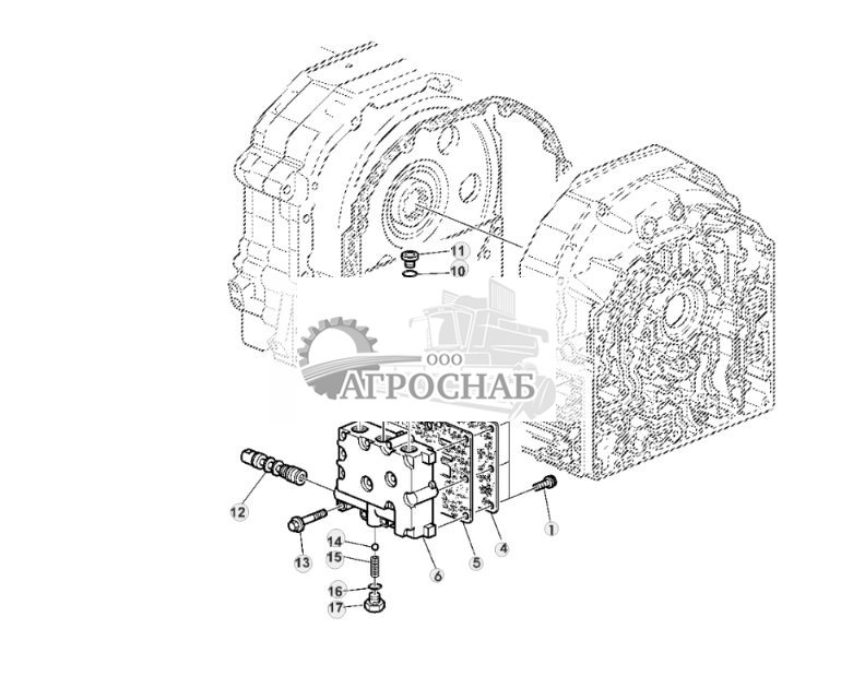 КОРПУС, 4-СКОРОСТНОЙ МЕХАНИЗМ ПЕРЕКЛЮЧЕНИЯ (С МЕХАНИЧЕСКИМ УПРАВЛЕНИЕМ РЕВЕРСОМ) - ST209053 82.jpg